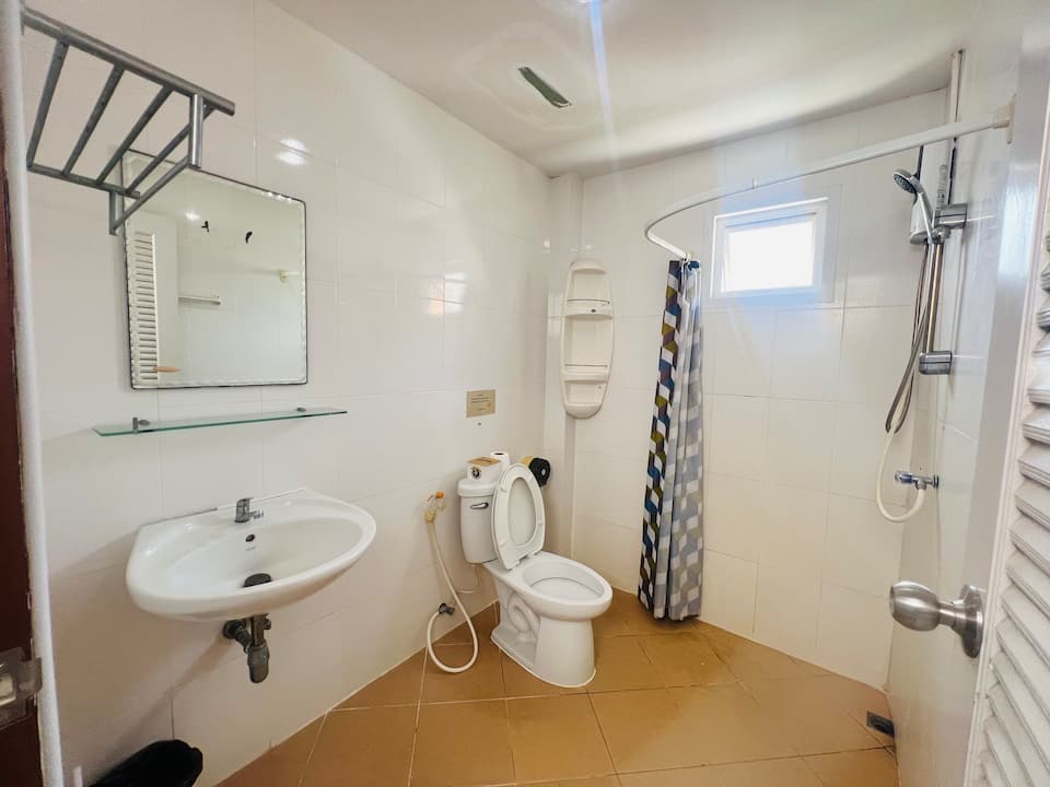 Private bathroom with shower